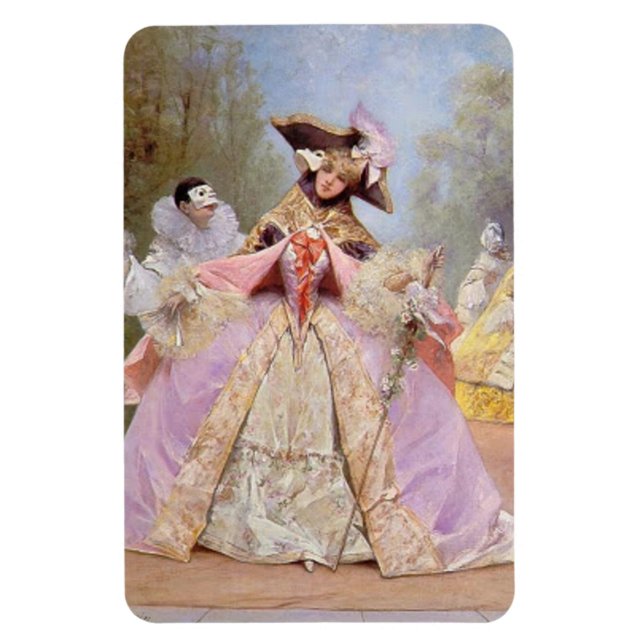 Victorian Masquerade Ball Premium Flexi Magnet (Vertical)