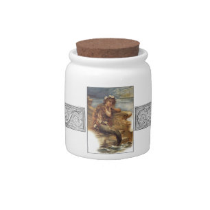 Victorian Mermaid Candy Jar