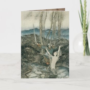 Victorian Mermaid Greeting Card by golden_oldies at Zazzle