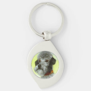 VICTORIAN MINIATURE DOG PORTRAITS Airedale Terrier Keychain