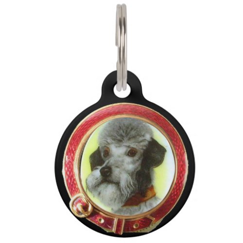 VICTORIAN MINIATURE DOG PORTRAITS Airedale Terrier Pet ID Tag