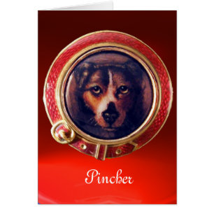 VICTORIAN MINIATURE DOG PORTRAITS  Pincher