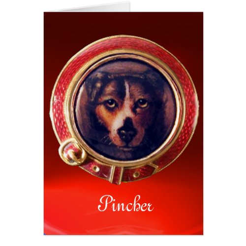 VICTORIAN MINIATURE DOG PORTRAITS  Pincher