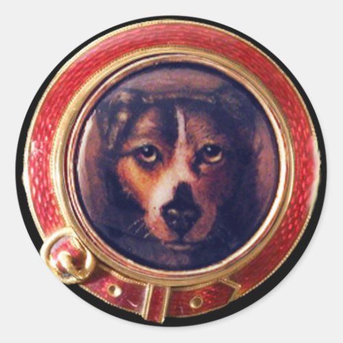 VICTORIAN MINIATURE DOG PORTRAITS Pincher Classic Round Sticker