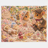 Victorian Mouse Baby Shower Cottagecore Nursery