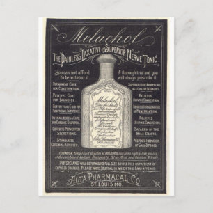 Victorian Nerve Tonic Postcard