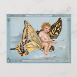 Victorian New Years Day Spirit Holiday Postcard