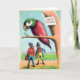Victorian Odd Parrot Card