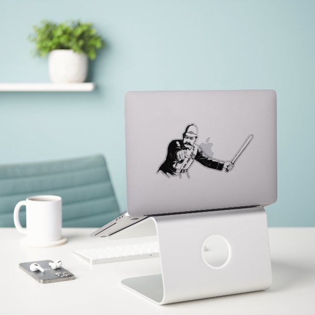 Victorian Officer Command Sticker (Laptop On Desk)