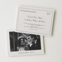 Victorian Old Money Black and Cream Wedding