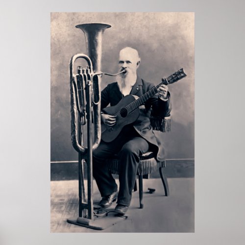 VICTORIAN ONE MAN BAND POSTER