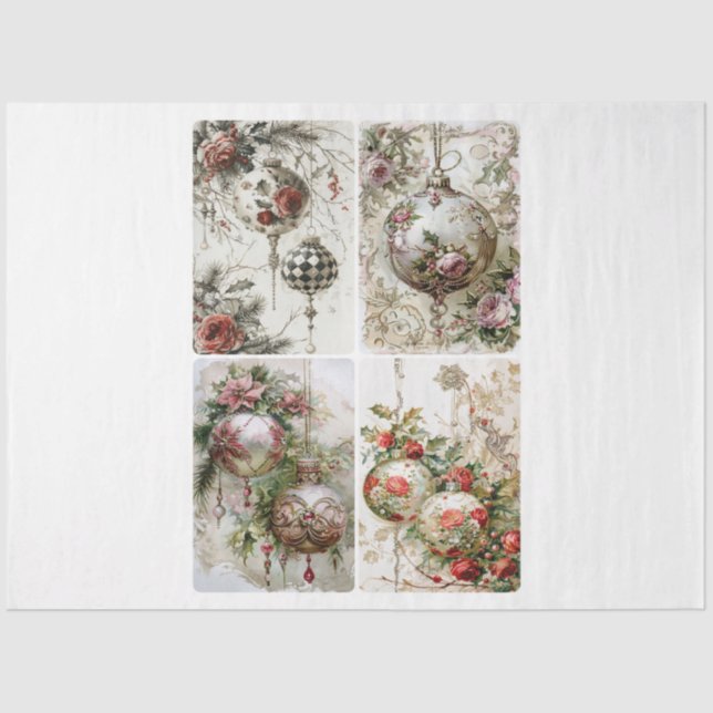 Victorian Ornaments Tissue Paper (Front)