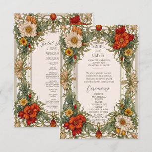 Victorian Ornate Border with Wildflower Programs