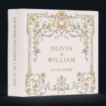 Victorian Ornate Grace Floral  Wedding photo album 3 Ring Binder<br><div class="desc">For further customization,  please click the "Personalize this template",  then "Edit using Design Tool". Stylish editable easy to use wedding templates,  more items available in the store (invitations,  rsvp,  thank you cards,  stationery & decor). If you need help or matching items,  please contact me.</div>