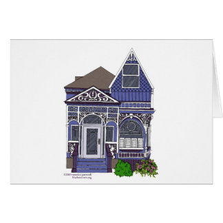 Victorian Painted Lady - Blue Cards