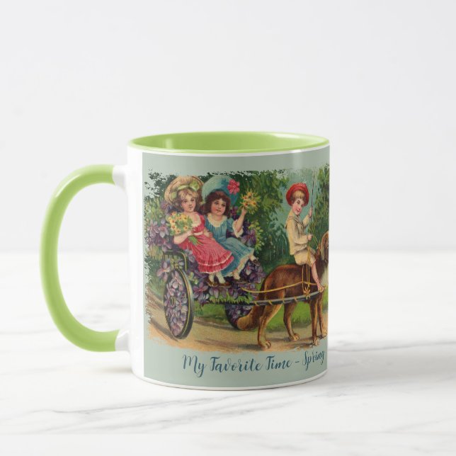 Victorian Parade Springtime Coffee Mug (Left)
