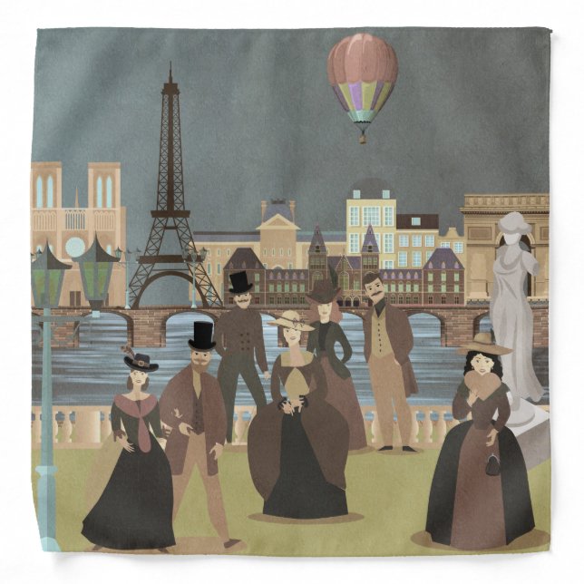 Victorian Paris Bandana (Front)