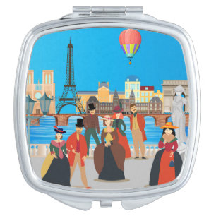 Victorian Paris Compact Mirror