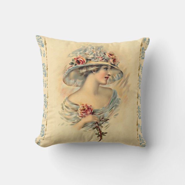 Victorian Parlour_Mary Throw Pillow (Front)