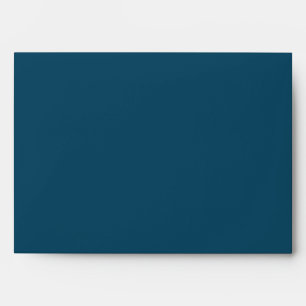 Victorian Peacock Solid Color Envelope