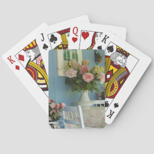 Victorian Peonies - Martha's Vineyard Poker Cards
