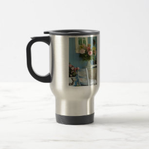 Victorian Peonies - Martha's Vineyard Travel Mug