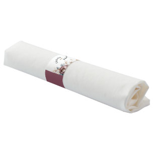 Victorian Peony Luxe Wedding Napkin Bands