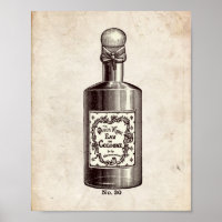 Victorian Perfume Bottle Illustration