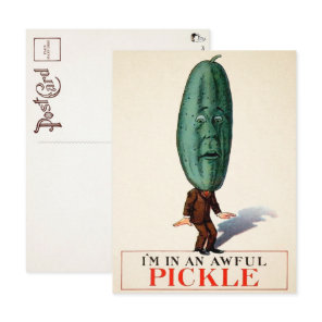 Victorian Pickle Postcard