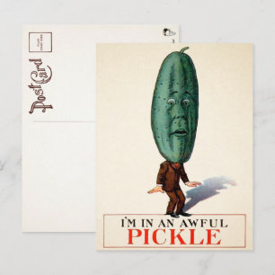 Victorian Pickle Postcard