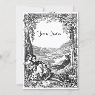 Victorian Picnic Invitation