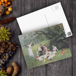 Victorian Picnic Postcard