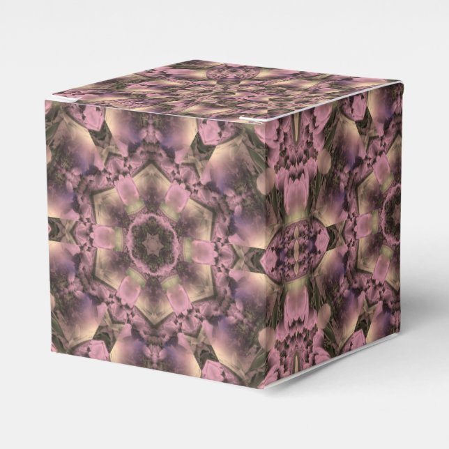 Victorian Pink Antique Favor Boxes (Front Side)