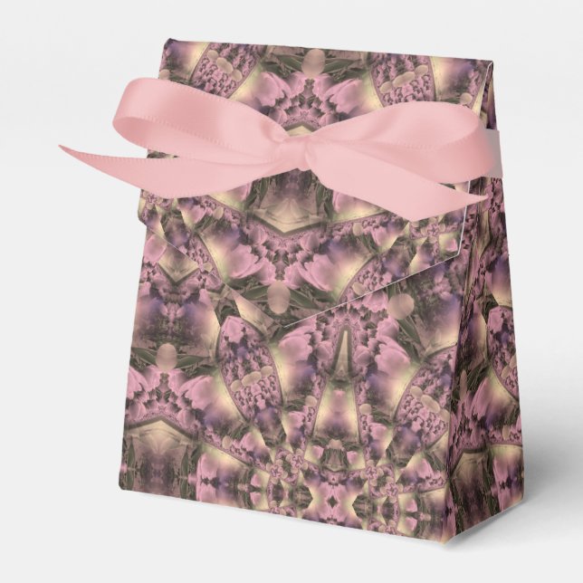 Victorian Pink Antique Favor Boxes (Front Side)