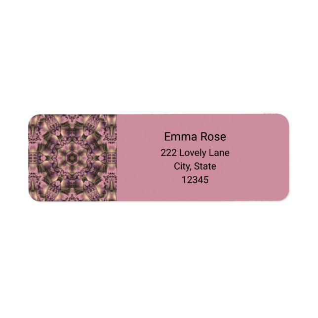 Victorian Pink Antique Label (Front)
