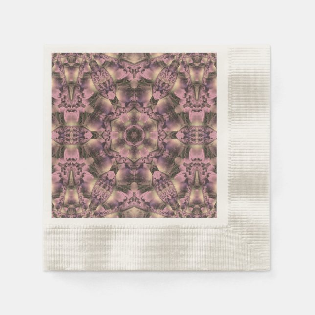 Victorian Pink Antique Napkins (Front)