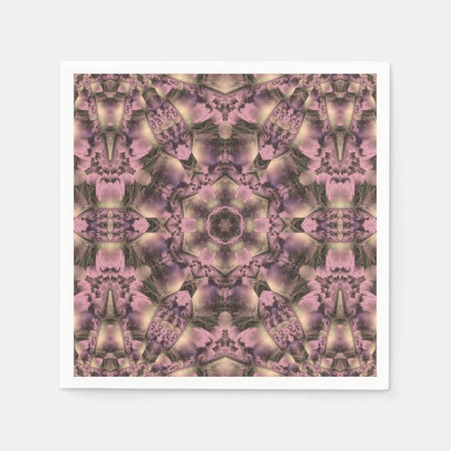 Victorian Pink Antique Napkins (Front)