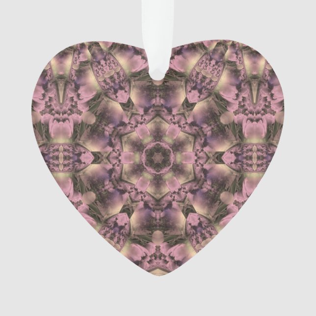 Victorian Pink Antique Ornament (Front)