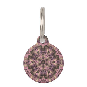 Victorian Pink Antique Pet ID Tag