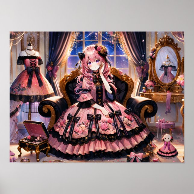 Victorian Pink Princess Poster (Front)