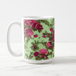 Victorian Pink Roses Coffee Mug