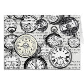 Victorian Pocket Watch Collage Alice in Wonderland (Front Horizontal)