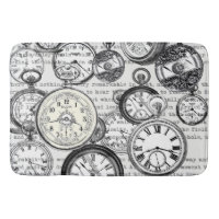 Victorian Pocket Watch Collage Alice in Wonderland