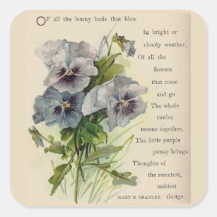 Poetry Stickers | Zazzle