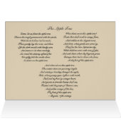 Victorian poem—"The Apple Tree" Cards (Inside Horizontal (Top))