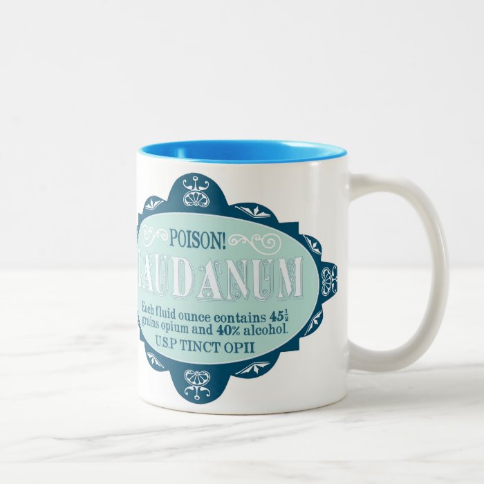 Victorian Poison Mug   Laudanum