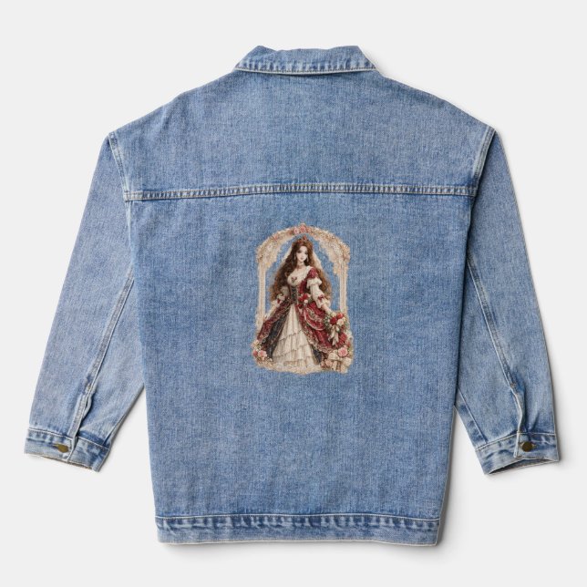 Victorian Princess Denim Jacket (Back)