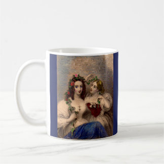 Victorian print The Parting Wreath Coffee Mug