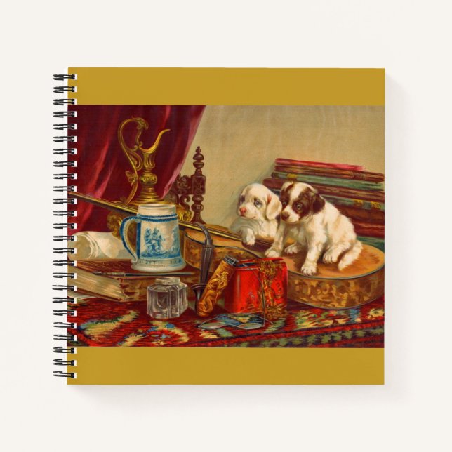 Victorian puppy dogs and stuff notebook (Front)