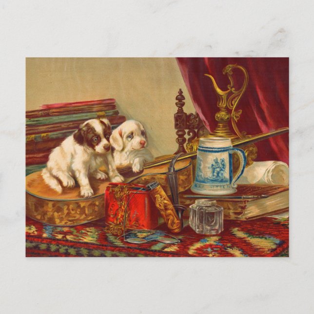 Victorian puppy dogs and stuff postcard (Front)